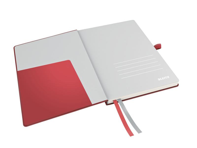 Leitz Notizbuch A5, Kariert, Rot