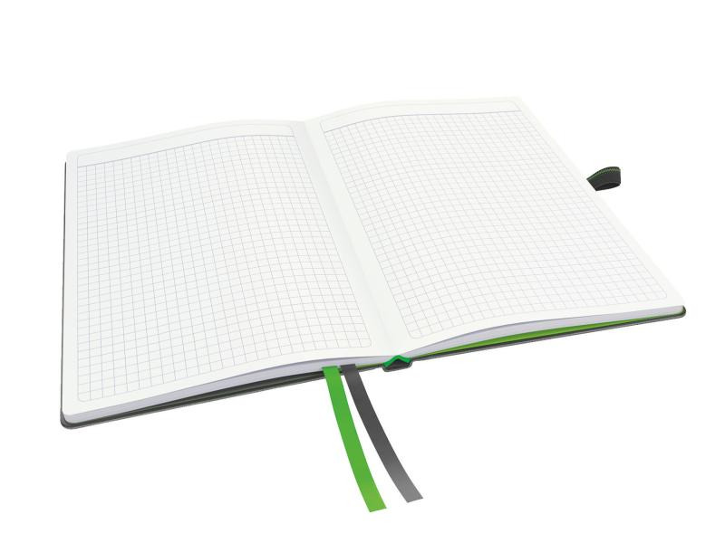 Leitz Notizbuch A5, Kariert, Schwarz