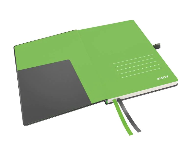 Leitz Notizbuch A5, Liniert, Schwarz