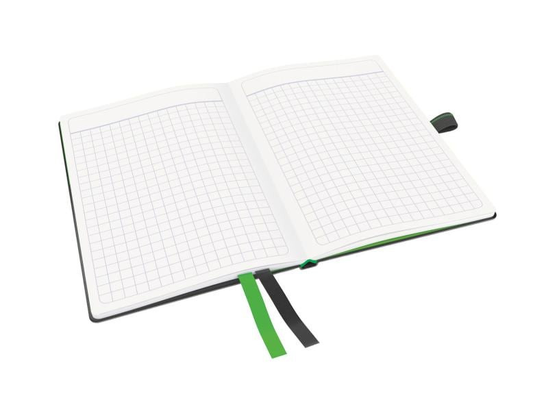 Leitz Notizbuch A6, Kariert, Schwarz