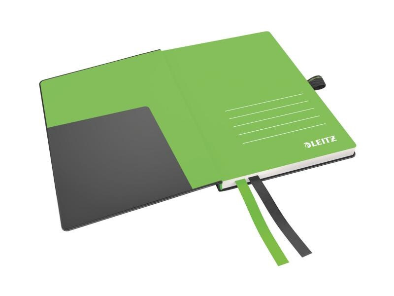 Leitz Notizbuch A6, Liniert, Schwarz