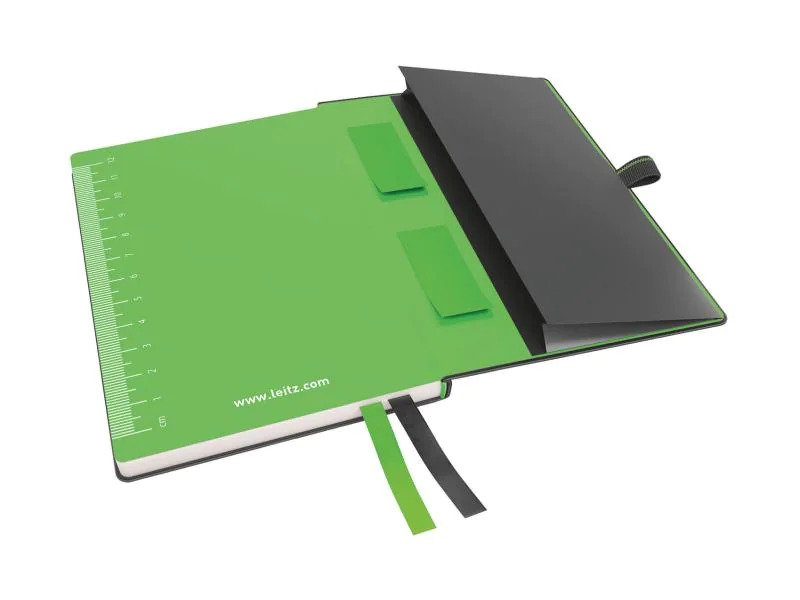 Leitz Notizbuch A6, Liniert, Schwarz