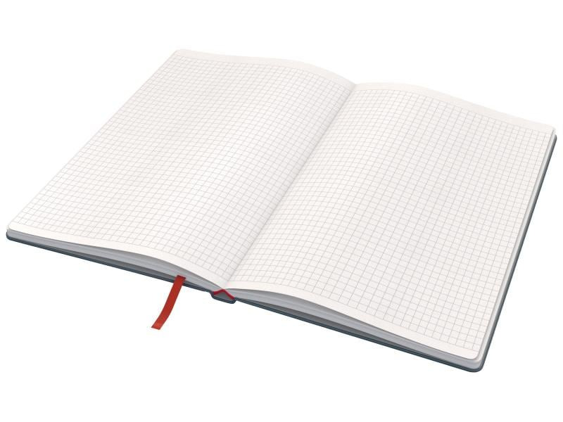 Leitz Notizbuch Cosy 14.8 x 21 cm, Liniert, Grau
