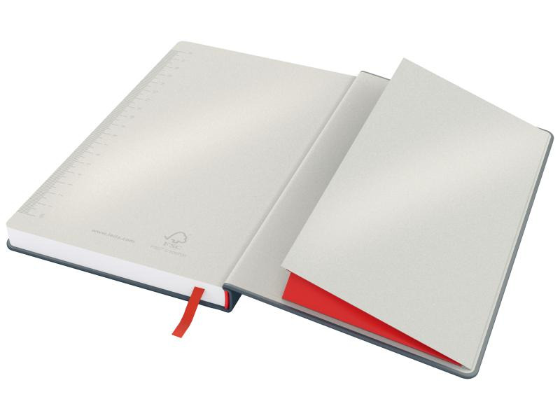 Leitz Notizbuch Cosy 14.8 x 21 cm, Liniert, Grau