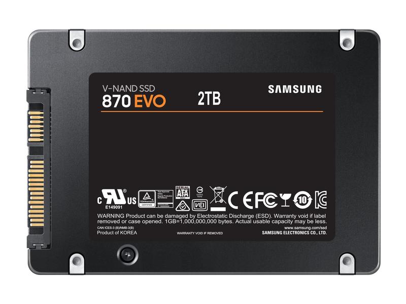 Samsung SSD 870 EVO 2.5 SATA 2000 GB