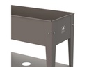 Herstera Hochbeet Urban Garden Trolley 75 x 35 x 80 cm, Dark Taupe