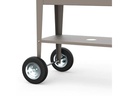 Herstera Hochbeet Urban Garden Trolley 75 x 35 x 80 cm, Dark Taupe