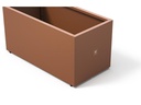 Herstera Pflanzentrog Metal Planter 50, 100 x 50 x 50 cm, Rosty