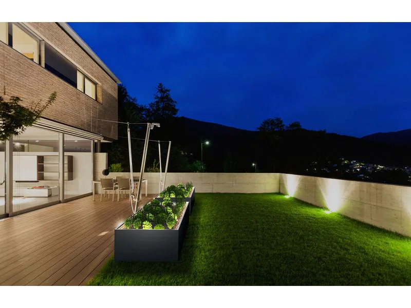 Herstera Pflanzentrog Metal Planter Edge 50, 150x100x50 cm, Anthrazit