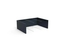 Herstera Pflanzentrog Metal Planter Edge 50, 150x100x50 cm, Anthrazit