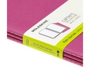 Moleskine Notizbuch A5 Blanko, Pink, 3-teilig
