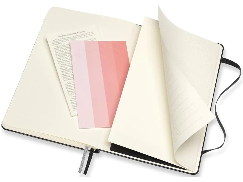 Moleskine Notizbuch A5 Bullet Dot, Schwarz