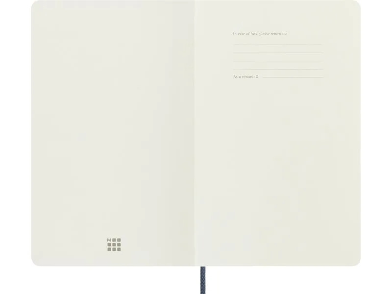 Moleskine Notizbuch A5 Liniert, 192 Seiten Saphier