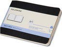 Moleskine Notizbuch A6 Blanko, Schwarz