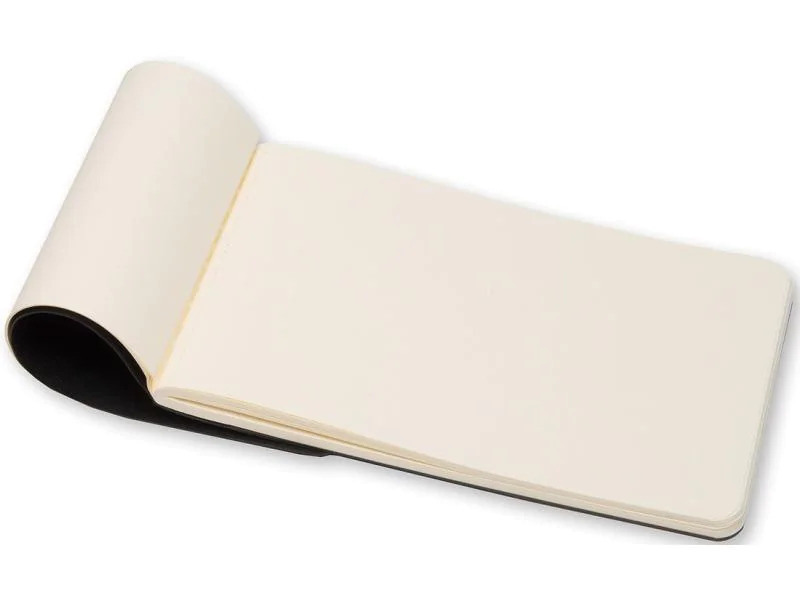 Moleskine Notizbuch A6 Blanko, Schwarz
