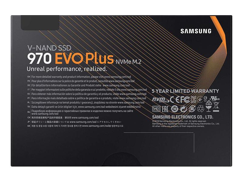 Samsung SSD 970 EVO Plus NVMe M.2 2280 NVMe 500 GB