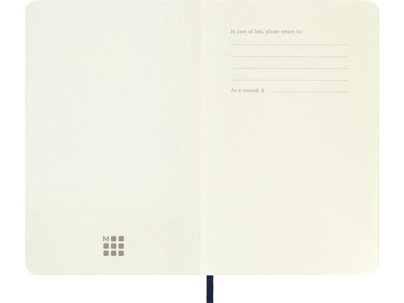 Moleskine Notizbuch A6 Softcover Liniert Saphier