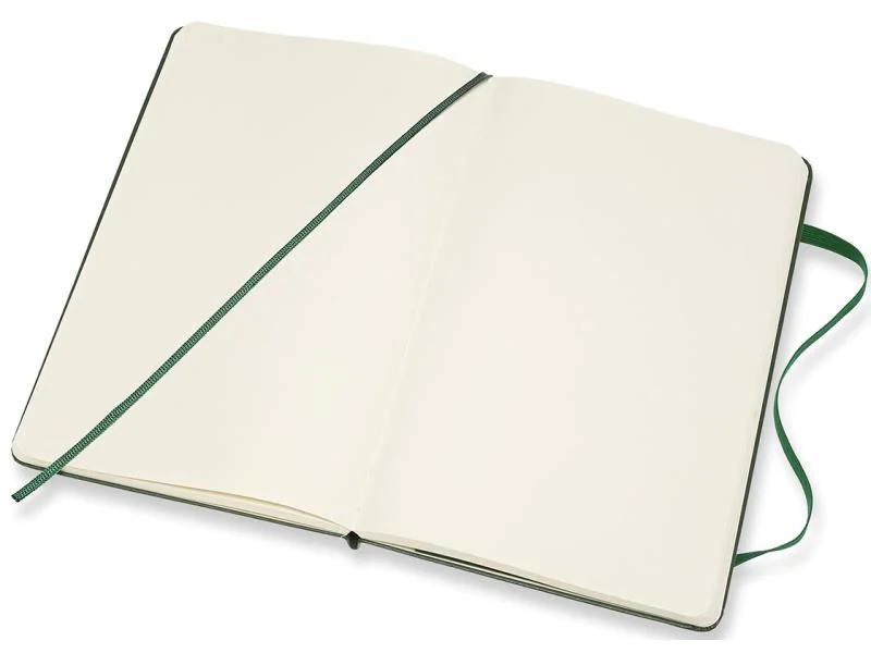 Moleskine Notizbuch Classic A5 Blanko, Grün, 240 Seiten
