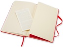Moleskine Notizbuch Classic A5 Blanko, Rot, 240 Seiten