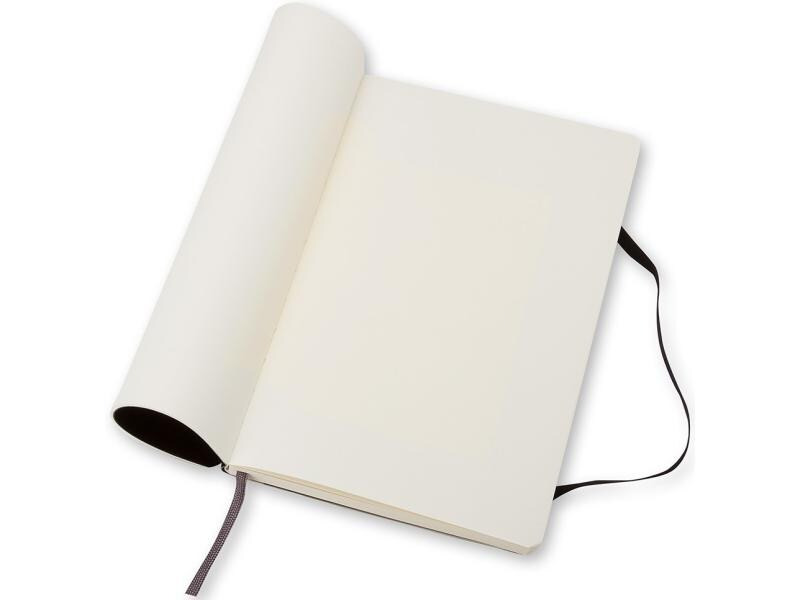 Moleskine Notizbuch Classic A5 Blanko, Schwarz, 192 Seiten