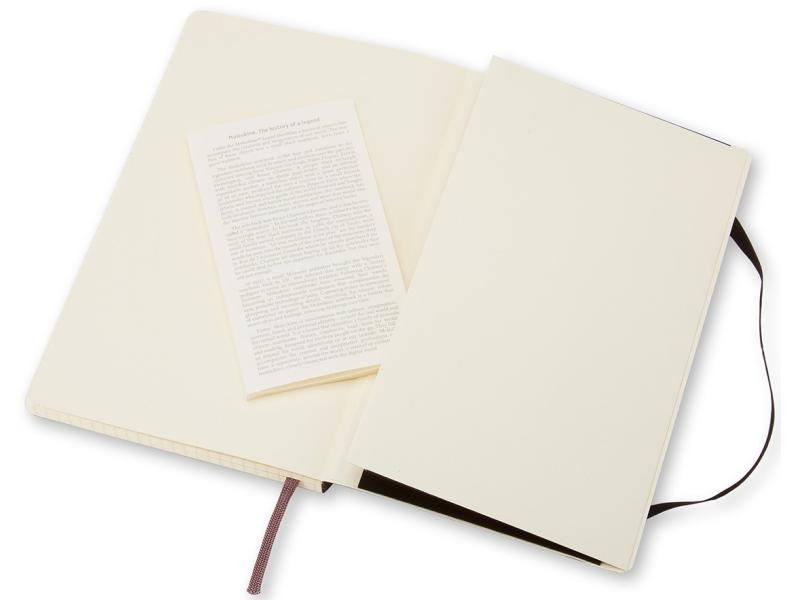 Moleskine Notizbuch Classic A5 Kariert, Schwarz, 192 Seiten