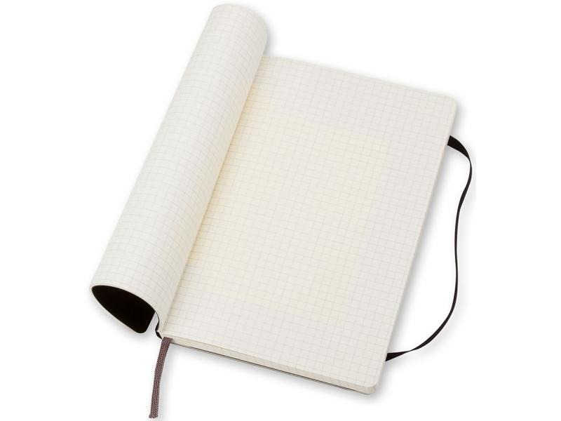 Moleskine Notizbuch Classic A5 Kariert, Schwarz, 192 Seiten