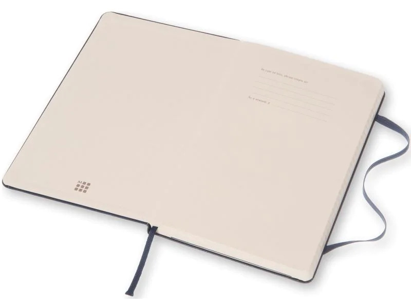 Moleskine Notizbuch Classic A5 Liniert, Dunkelblau, 240 Seiten