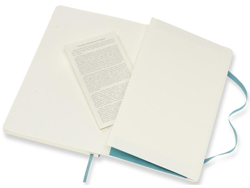 Moleskine Notizbuch Classic A5 Liniert, Hellblau, 192 Seiten