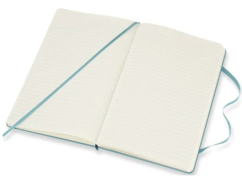 Moleskine Notizbuch Classic A5 Liniert, Hellblau, 240 Seiten