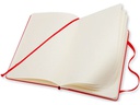 Moleskine Notizbuch Classic A5 Liniert, Rot, 240 Seiten