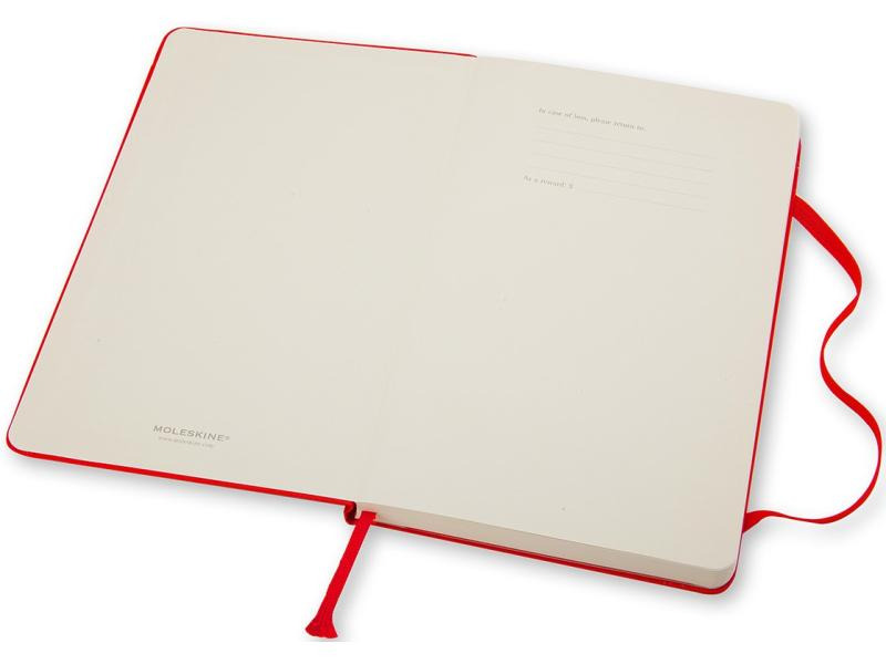 Moleskine Notizbuch Classic A5 Liniert, Rot, 240 Seiten