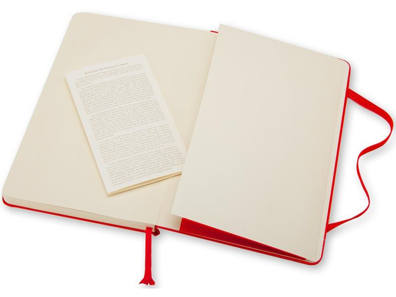 Moleskine Notizbuch Classic A5 Liniert, Rot, 240 Seiten