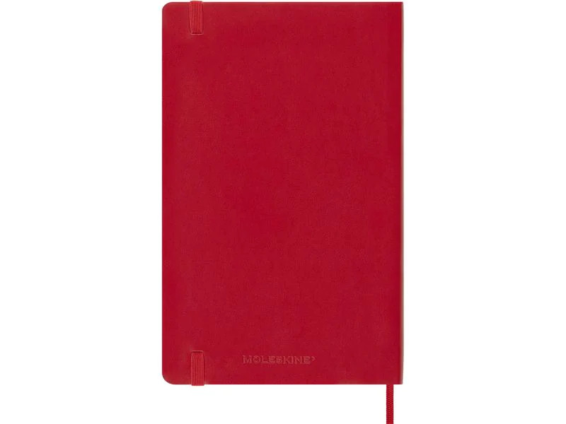 Moleskine Notizbuch Classic A5 Softcover, 192 Seiten, Scharlachrot