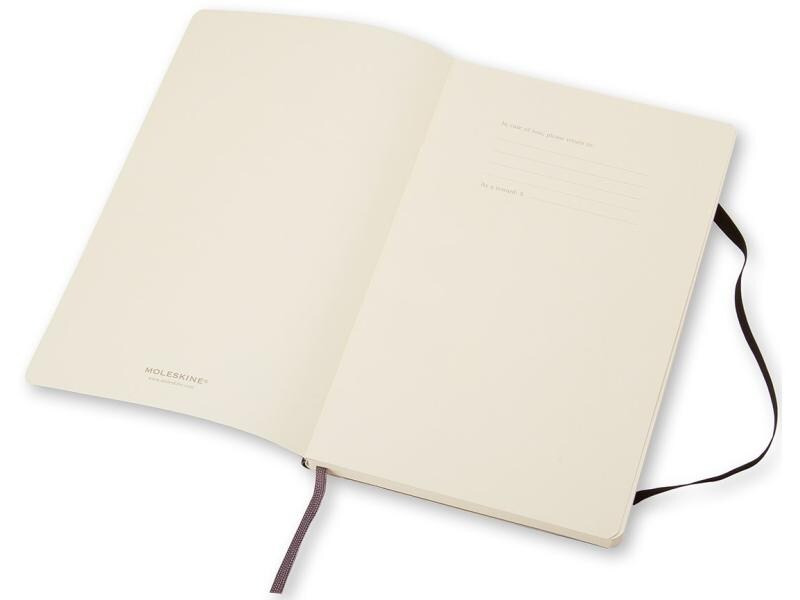 Moleskine Notizbuch Classic A6 Blanko, Softcover, 192 Seiten