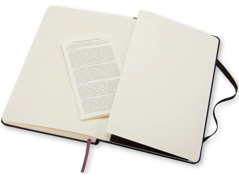 Moleskine Notizbuch Classic A6 Liniert, Schwarz, 192 Seiten