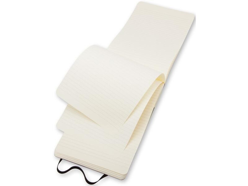 Moleskine Notizbuch Reporter A6 Liniert, Schwarz, 192 Seiten