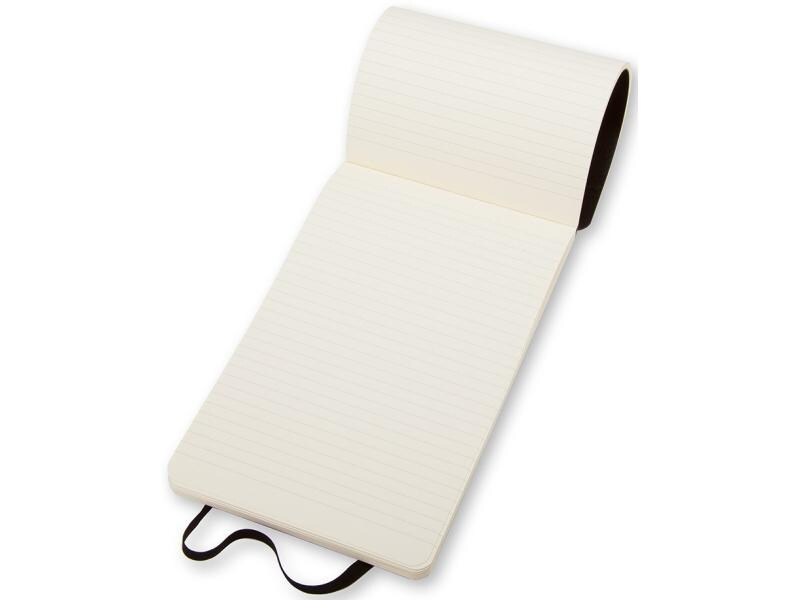 Moleskine Notizbuch Reporter A6 Liniert, Schwarz, 192 Seiten