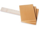 Moleskine Notizbuch XL Blanko, Hellbraun, 3er Set