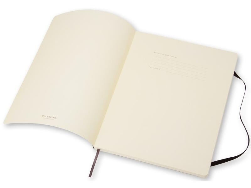 Moleskine Notizbuch XL Blanko, Softcover, 192 Seiten