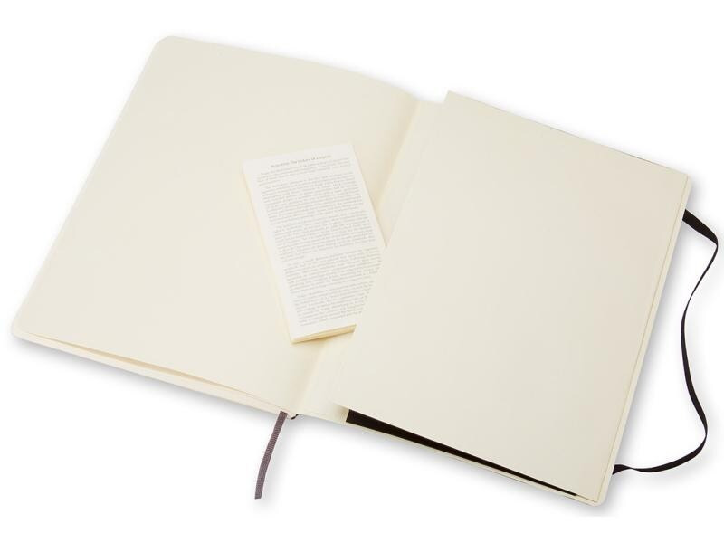 Moleskine Notizbuch XL Blanko, Softcover, 192 Seiten