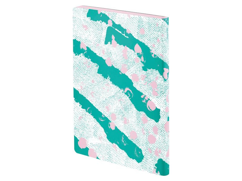 Nuuna Notizbuch Colour Clash L Light Celebration, Dot