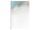 Nuuna Notizbuch Fluid Chrome M 20 x 13.5 cm, Dot, Silber