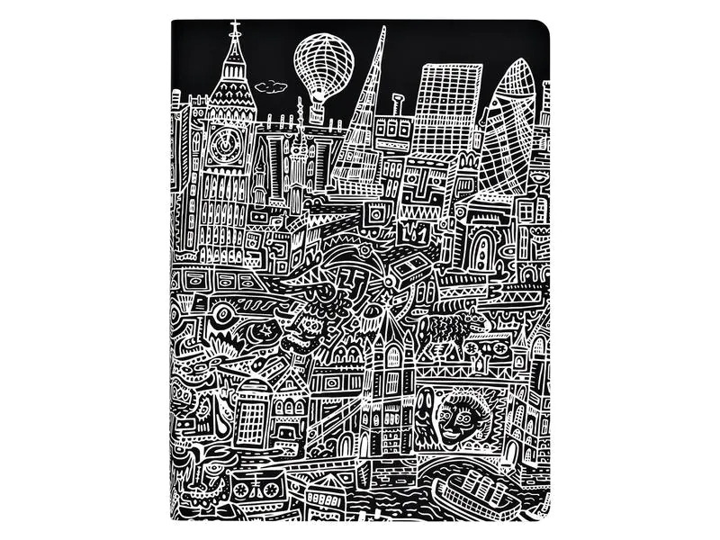 Nuuna Notizbuch Graphic L London, 22 x 16.5 cm, Dot