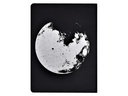 Nuuna Notizbuch Graphic L Moon 22 x 16.5 cm, Dot, Schwarz/Silber