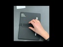 Nuuna Notizbuch Not White L Light 22 x 16.5 cm, Blanko 2-teilig