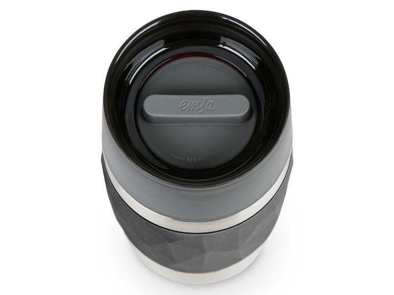 Emsa Thermobecher Compact 300 ml, Schwarz
