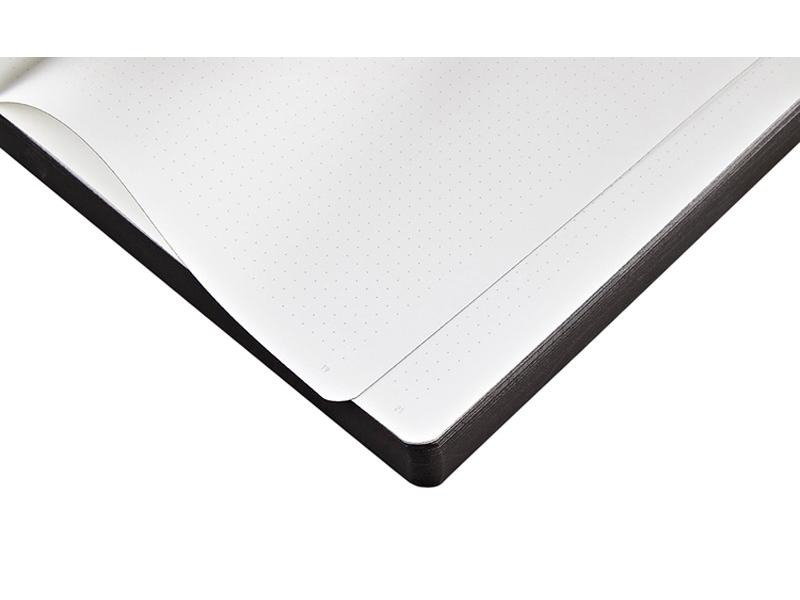 Nuuna Notizbuch Voyager L 22 x 16.5 cm, Dot, Schwarz