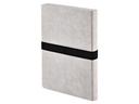 Nuuna Notizbuch Voyager L Grey, 22 x 16.5 cm, Dot, Grau