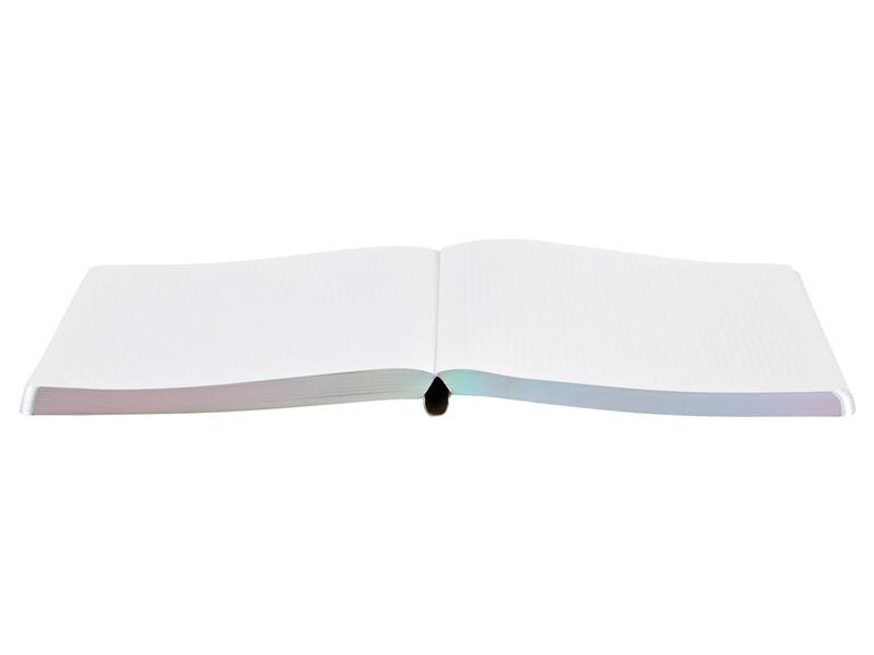Nuuna Notizbuch Voyager L Grey, 22 x 16.5 cm, Dot, Grau