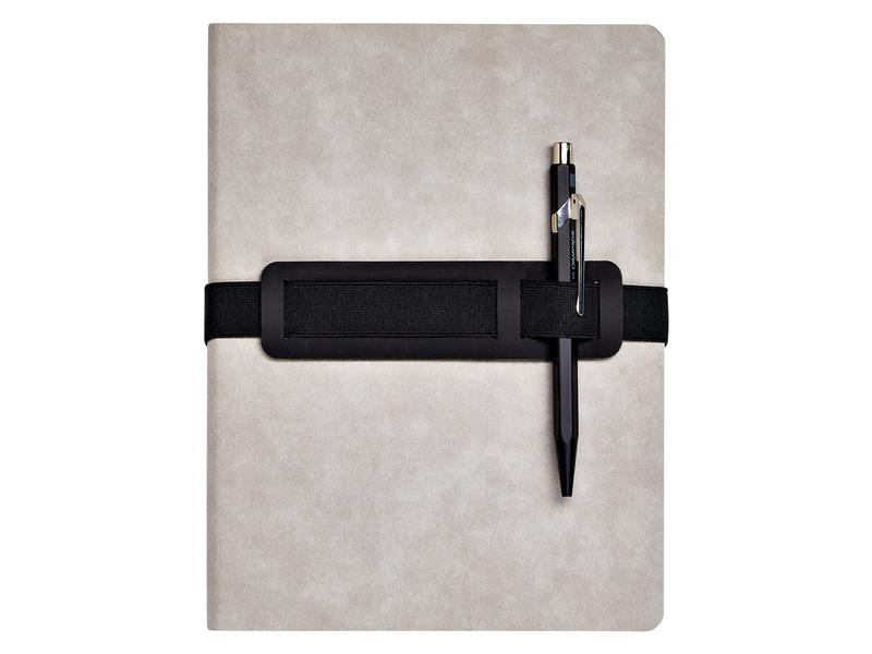 Nuuna Notizbuch Voyager L Grey, 22 x 16.5 cm, Dot, Grau